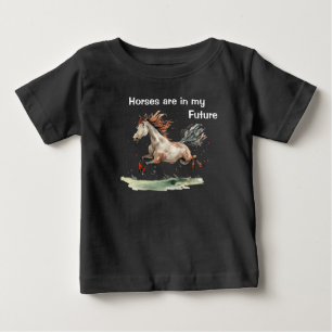 Peuter paard liefhebbers t-shirt voor toekomstige