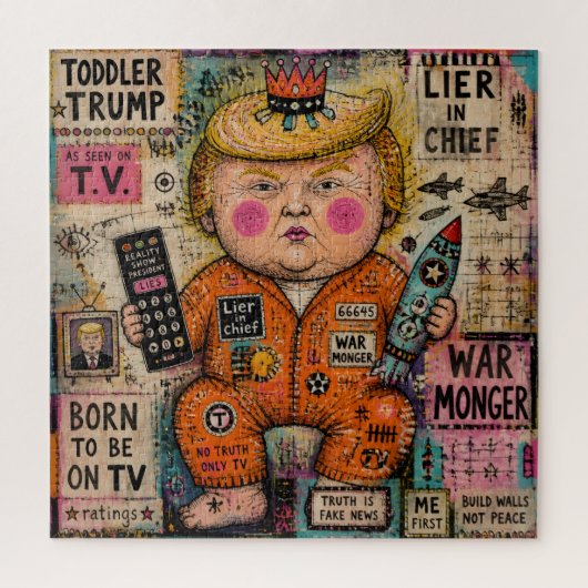 Peuter President Legpuzzel (Verticaal)