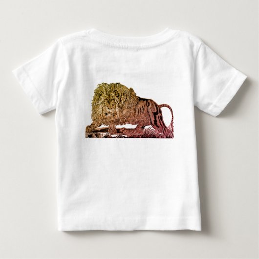 Peuter Pullover Hoodie KANJI LION W / ILLUSTRATIE (Achterkant)