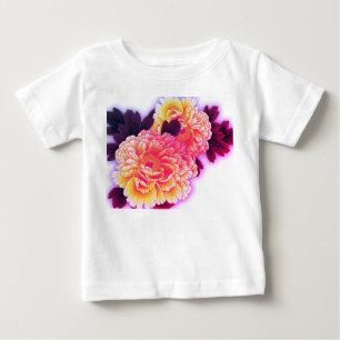 Peuter Ruffle T-shirt FLOWERS KANJI VOOR LIEFDE