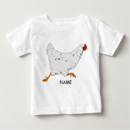 Peuter Ruffle T-shirt HART EN HARDLOPEN HEN