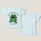 Peuter shirt 'Volledig op God vertrouwen V.O.G.' (Ontwerp Voorkant & Achterkant)
