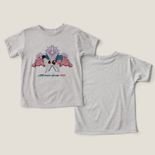 Peuter T-shirt (Ontwerp Voorkant & Achterkant)