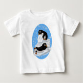 Peuter T-shirt, dutje pinguïns (Voorkant)