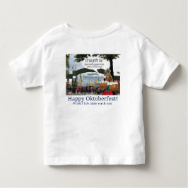 Peuter t-shirt. Gelukkig Oktoberfest! giraffe/meis Kinder Shirts