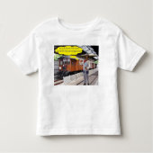 Peuter t-shirt. Gelukkige Vaderdag. koe/dirigent Kinder Shirts (Voorkant)