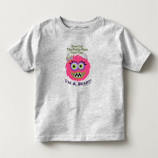 Peuter T-shirt - Gezicht Beest (Voorkant)