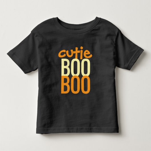 Peuter T-shirt: HALLOWEEN Cutie Boo #2 Kinder Shirts (Voorkant)