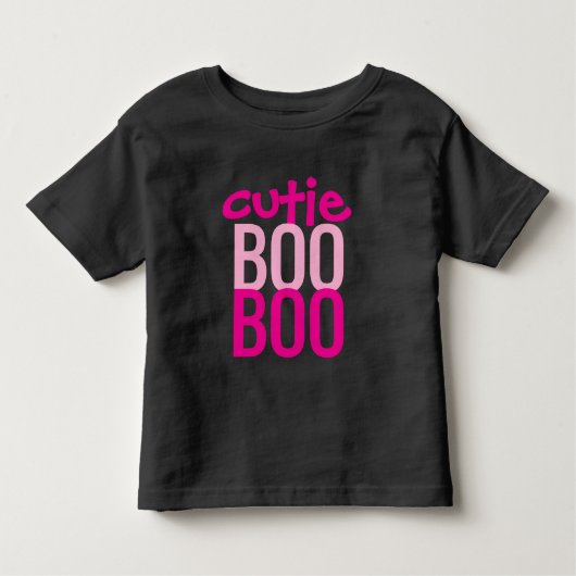 Peuter T-shirt: HALLOWEEN Cutie Boo #3 Kinder Shirts (Voorkant)