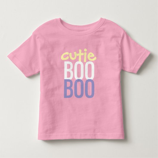 Peuter T-shirt: HALLOWEEN Cutie Boo #7 Kinder Shirts (Voorkant)