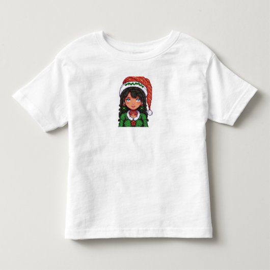 Peuter T-shirt Kerst meisje (Voorkant)