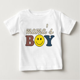 Peuter T-shirt Mamma's Boy Shirt Baby Jongen 