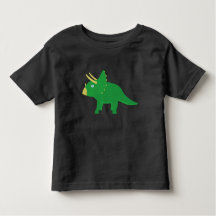 Peuter T-shirt met een cartoon Triceratops