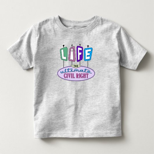 Peuter T-shirt met een retro design. (Voorkant)