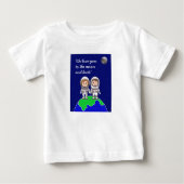 Peuter T-shirt met mama en papa door Jo Afbeelding (Voorkant)