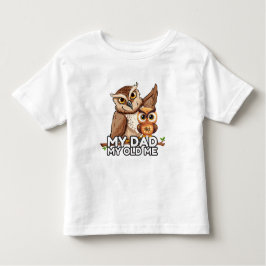 Peuter T-shirt: Mijn vader Mijn oude ik (wit) Kinder Shirts