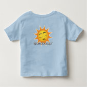 Peuter T-shirt: Neem een dutje (blauw) Kinder Shirts (Achterkant)