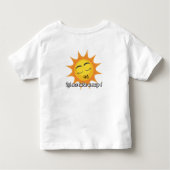 Peuter T-shirt: neem een dutje (wit) Kinder Shirts (Achterkant)