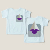 Peuter T-shirt nieuw ontwerp (Ontwerp Voorkant & Achterkant)