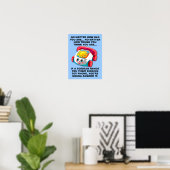 Peuter Telefoon Grappig Poster Bord (Thuiskantoor)