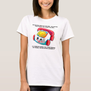 Peuter Telefoon Grappige T-Shirt