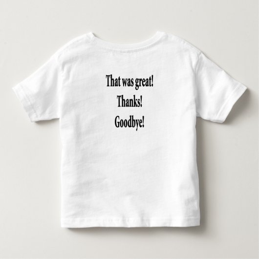 Peuter Thanksgiving T-shirt (Achterkant)