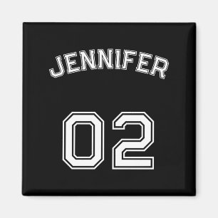 Peuter Tiener Meisje Naam Jersey Nummer Nk Srts Magneet