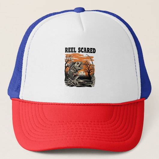 Peuter vissen Halloween Trucker Pet (Voorkant)