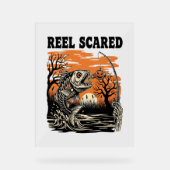 Peuter Vist Halloween Acryl Bord (Voorkant)