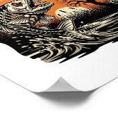 Peuter Vist Halloween Poster (Hoek)