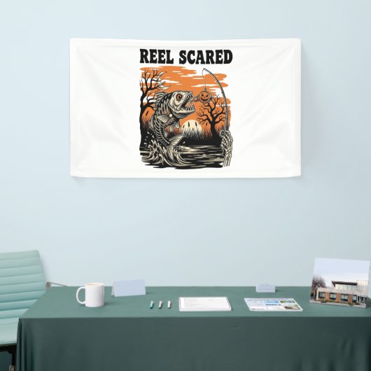 Peuter Vist Halloween Spandoek (Beurs)