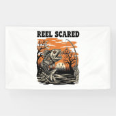 Peuter Vist Halloween Spandoek (Horizontaal)