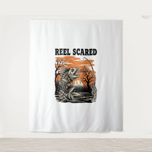 Peuter Vist Halloween Wandkleed (Voorkant)