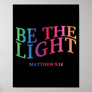 Peuter zij het licht God Zoon Zuster Broeder Chris Poster