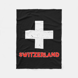 Peuter Zwitsers shirt Zwitserland Vlag Baby Jongen Fleece Deken