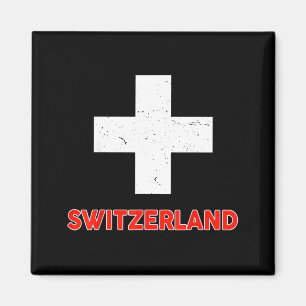 Peuter Zwitsers shirt Zwitserland Vlag Baby Kinder Magneet