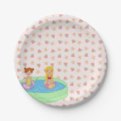 Peuterbad Papieren Borden Bordje (Voorkant)