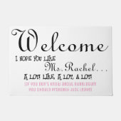 Peuterhuis kinder wonen hier welkom ms. Rachel Deurmat (Voorkant)