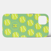 peuterig tennisballettenpatroon monogrammen Case-Mate iPhone case (Achterkant (horizontaal))