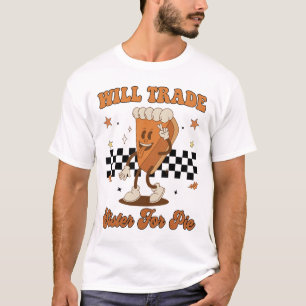 Peuterjongen Thanksgiving zal zus ruilen voor taar T-shirt