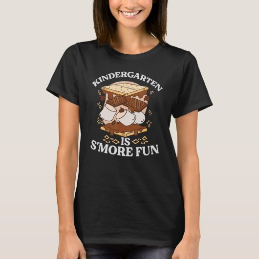 Peuterkamperen is leuker met S'mores T-shirt (Voorkant)