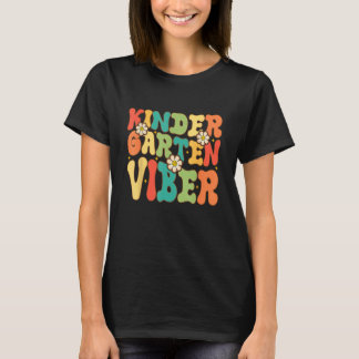 Peuterleidings Team Kinder Groovy Retro Achter T T-shirt
