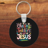 Peuters en Jezus achterna Sleutelhanger (Voorkant)