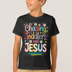Peuters en Jezus achterna T-shirt