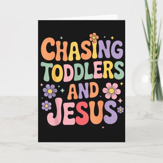 Peuters en Jezus najagen Kaart (Voorkant)