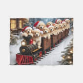 Peuters Kerstdeken Fleece Deken (Voorkant (Horizontaal))