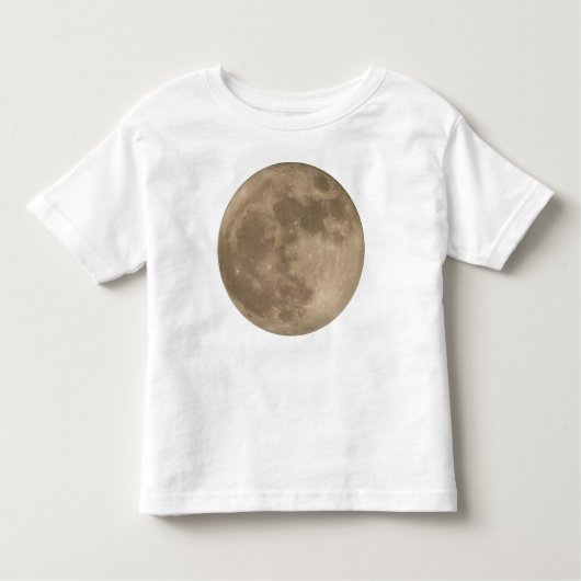 Peuter's Moon Shirt Baby Volle Maan Shirten Cadeau (Voorkant)