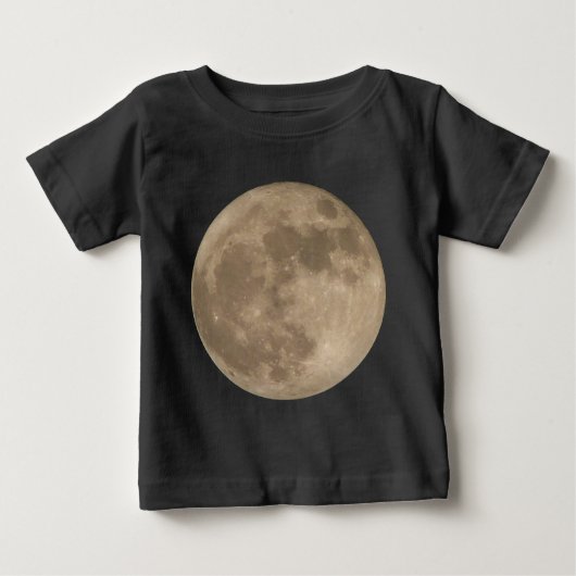 Peuter's Moon Shirt Baby Volle Maan Shirten Cadeau (Voorkant)