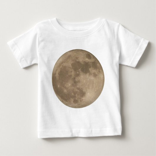 Peuter's Moon Shirt Baby Volle Maan Shirten Cadeau (Voorkant)