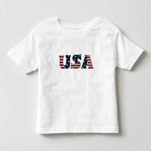 Peuter's USA Basic T-shirt (Voorkant)